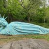 Photos: You May Now Recline Alongside Lady Liberty In Manhattan